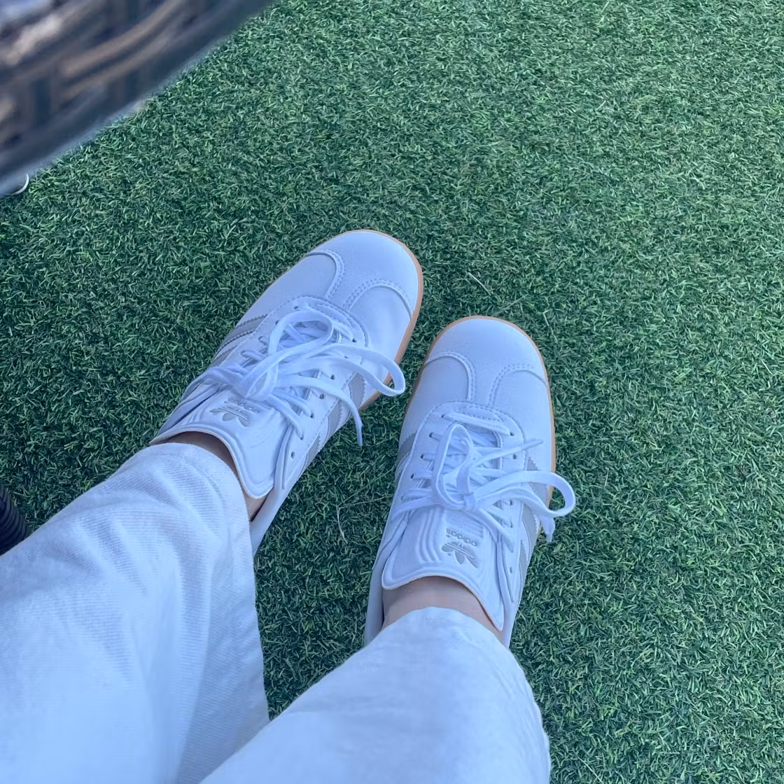 adidas Gazelle 'White Grey Gum' IG3508 adidas Gazelle 'White Grey Gum' IG3508